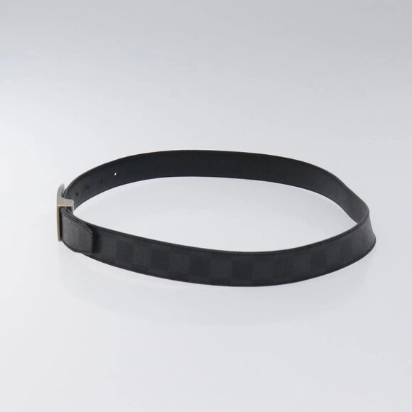 LOUIS VUITTON Damier Graphite CeintureLVBelt Belt 38.2"" - Picture 4 of 11